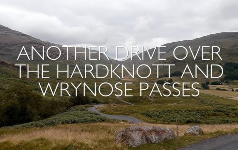 A circular drive over the Hardknott and Wrynose passes, Cumbria